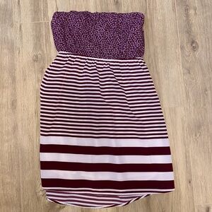 Strapless Mini Dress